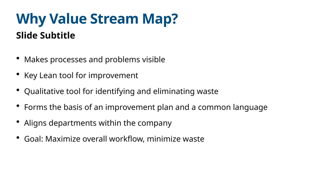Your Name and Date Here Value Stream Mapping - slide 11 of 26