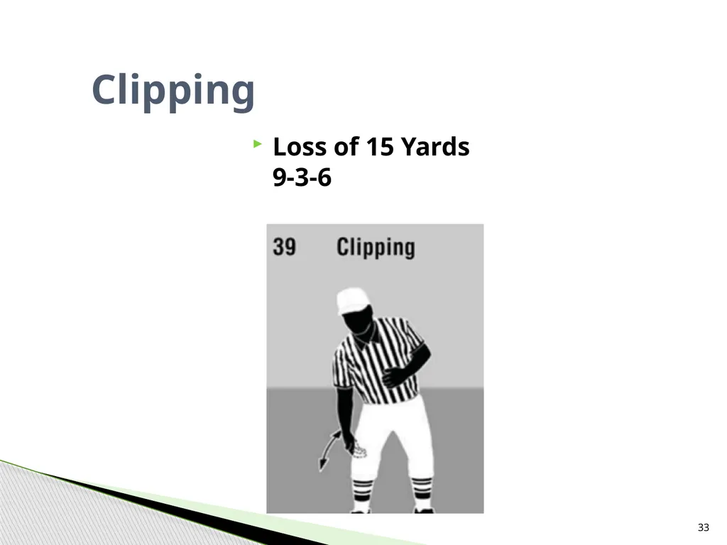 NFHS Standard Penalty Summary Created by Garry - slide 33 of 68