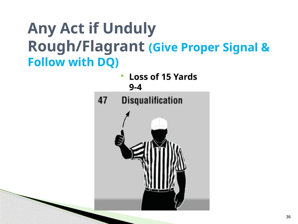 NFHS Standard Penalty Summary Created by Garry - slide 36 of 68