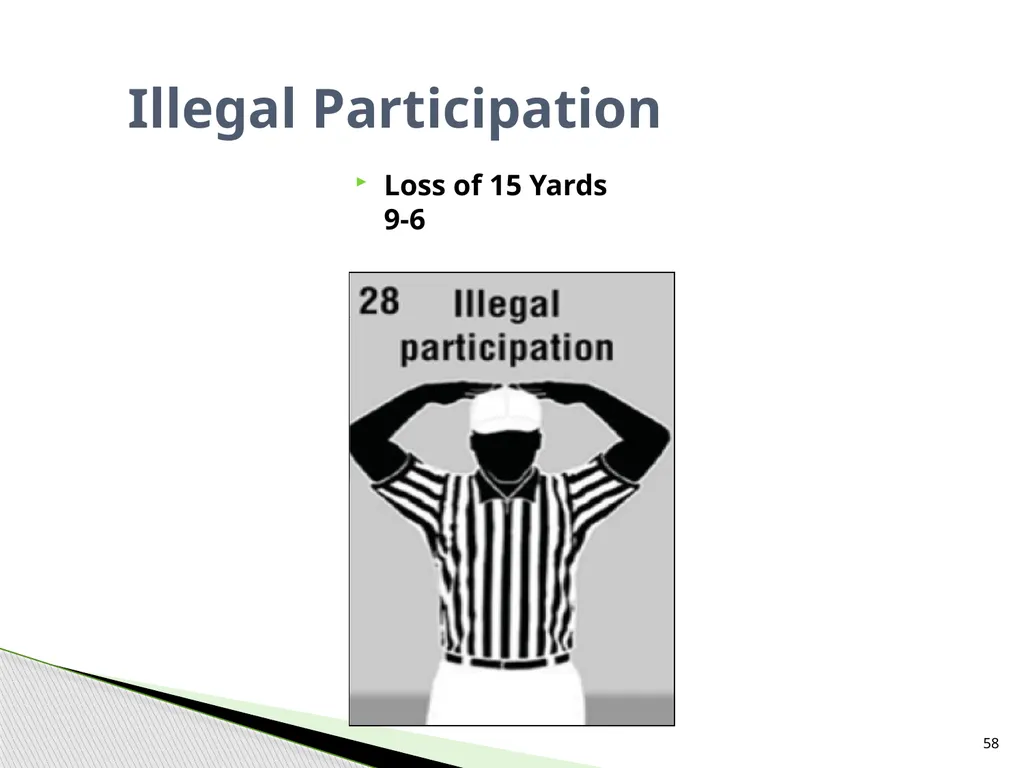 NFHS Standard Penalty Summary Created by Garry - slide 58 of 68
