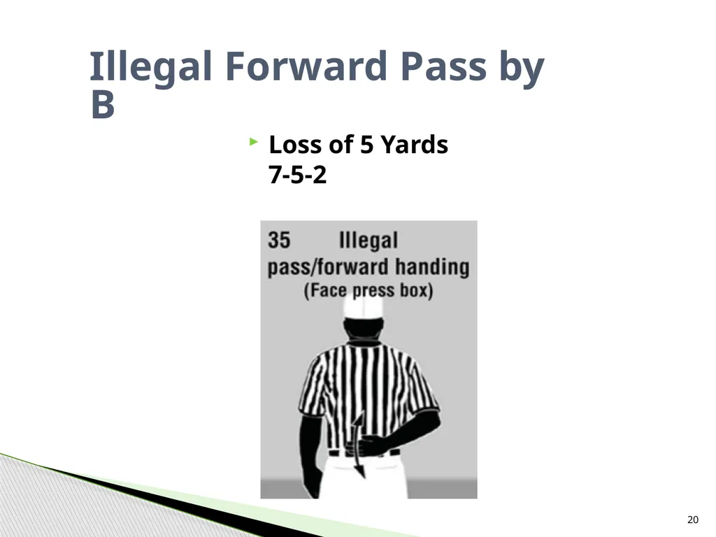 NFHS Standard Penalty Summary Created by Garry - slide 20 of 68