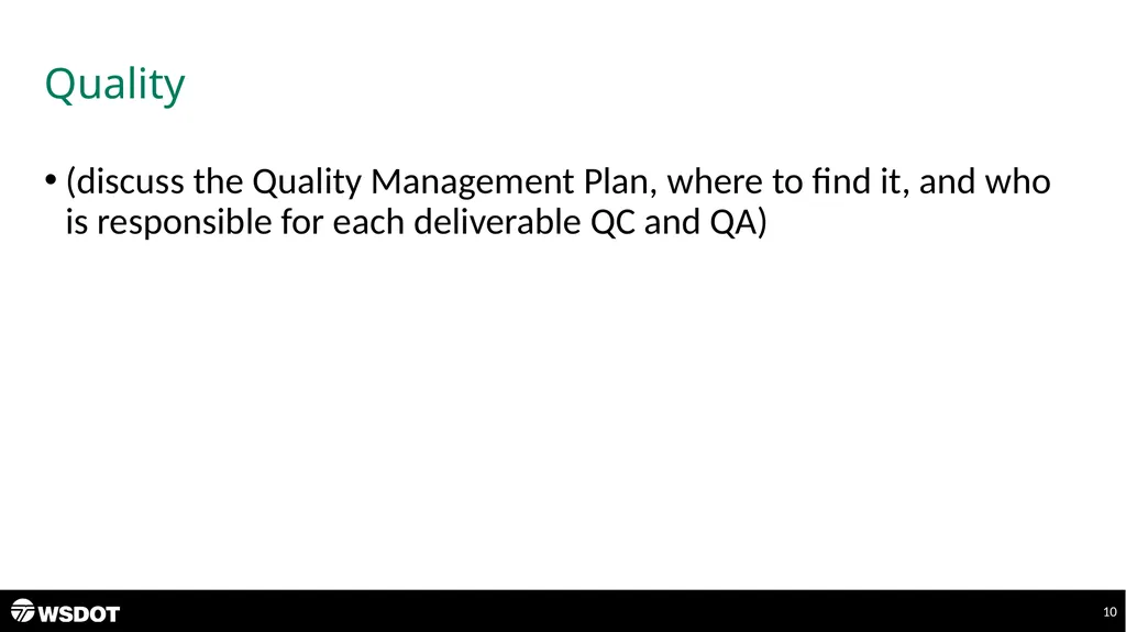Project Title Kick-Off Team Meeting Wednesday, - slide 10 of 14