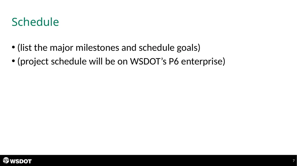 Project Title Kick-Off Team Meeting Wednesday, - slide 7 of 14