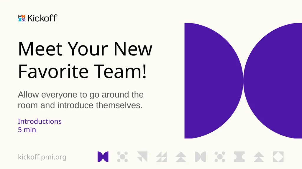 Project Kickoff <Date Here> kickoff.pmi.org - slide 3 of 12