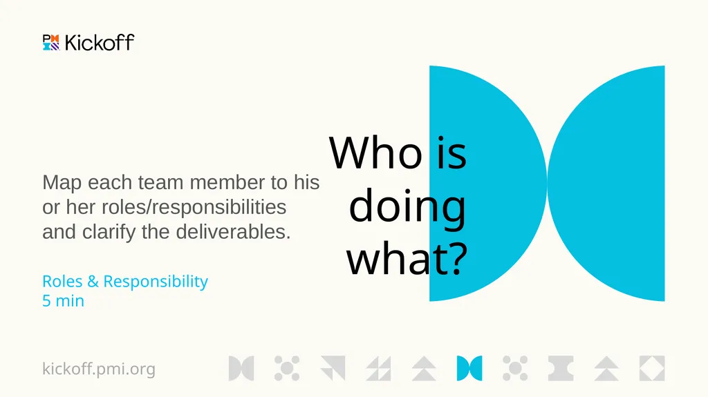 Project Kickoff <Date Here> kickoff.pmi.org - slide 8 of 12