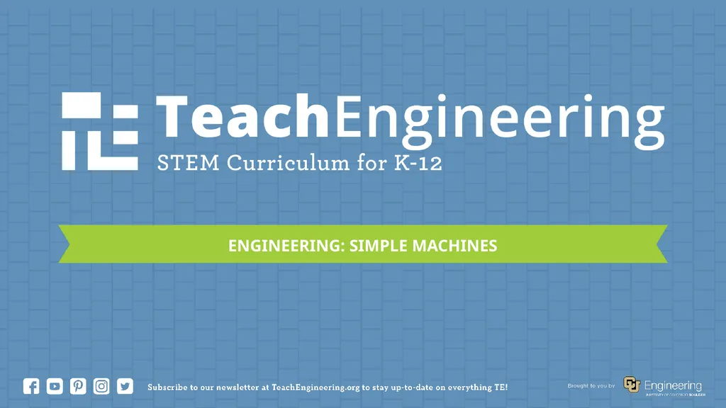 ENGINEERING: SIMPLE MACHINES Introduction to - slide 1 of 14