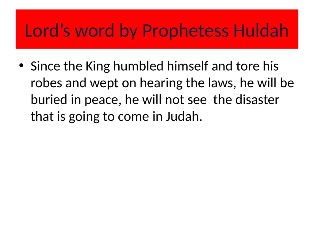 King Josiah Anointed as the King of Judah in his - slide 12 of 16