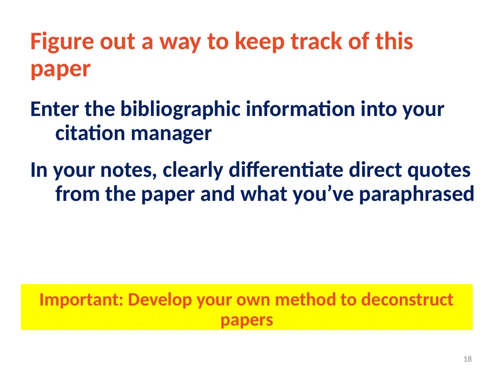 How to Read a Physics Paper—The Four i’s +1 Celia - slide 18 of 20