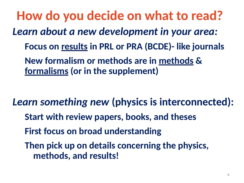 How to Read a Physics Paper—The Four i’s +1 Celia - slide 4 of 20