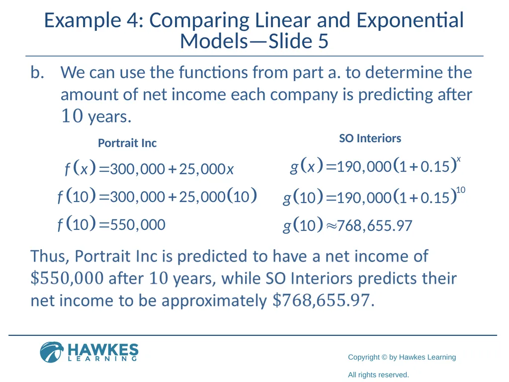 Section 5.7 Exponential and Logarithmic Functions - slide 35 of 55