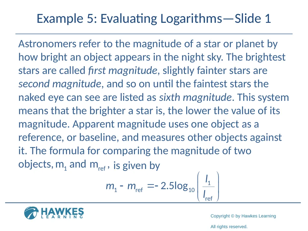 Section 5.7 Exponential and Logarithmic Functions - slide 44 of 55