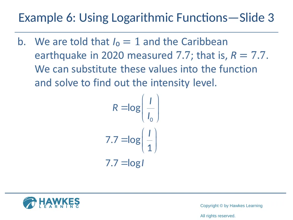 Section 5.7 Exponential and Logarithmic Functions - slide 51 of 55