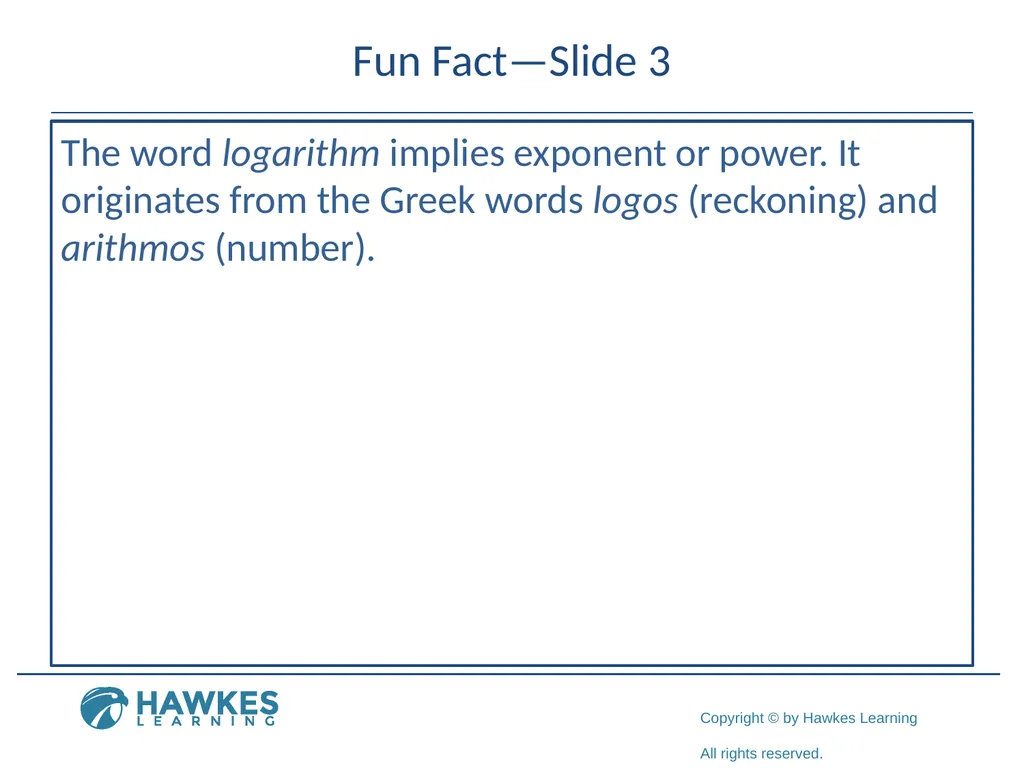 Section 5.7 Exponential and Logarithmic Functions - slide 42 of 55