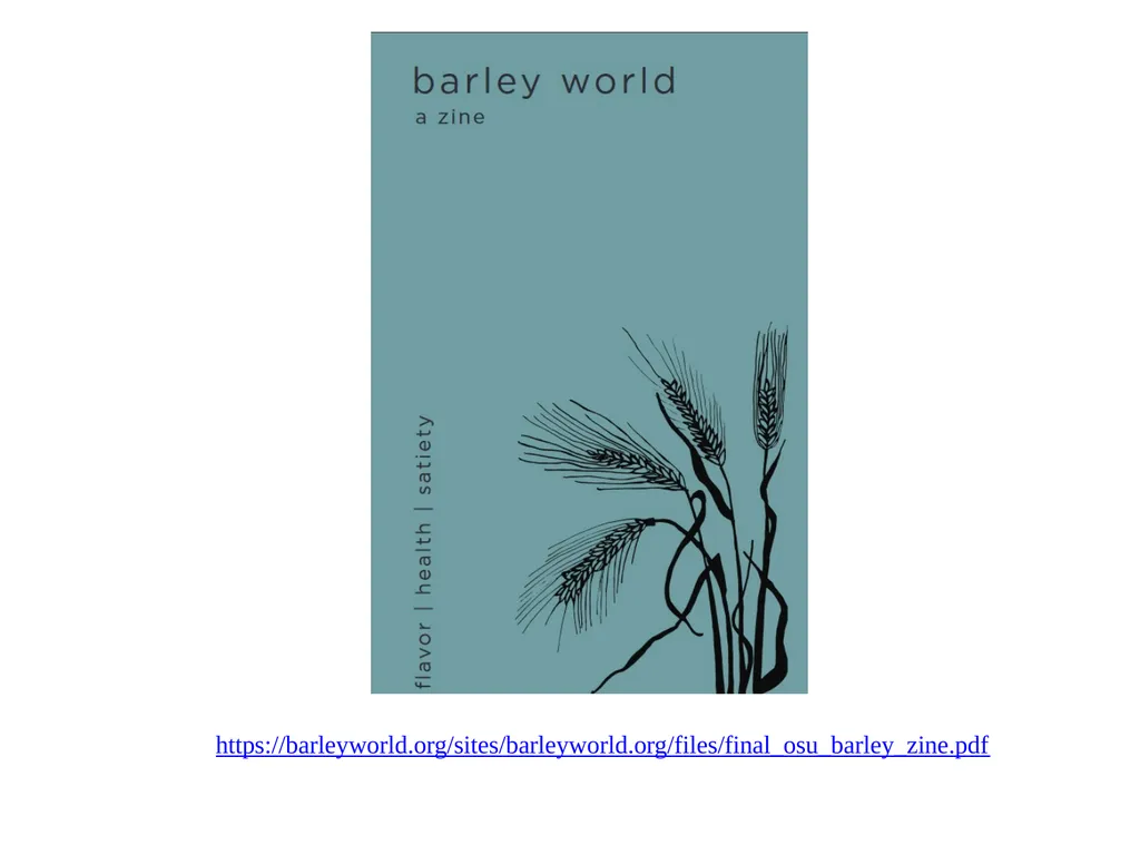 The what, when, why, and how of barley In the - slide 32 of 33