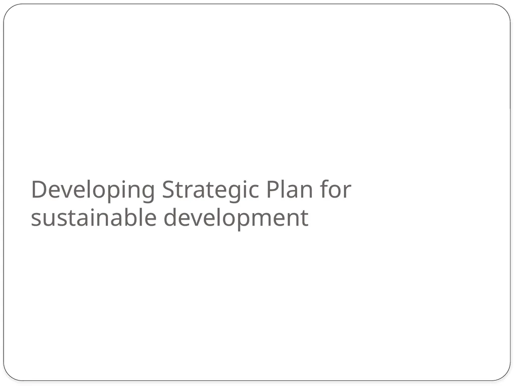Strategic Marketing Planning Process Marketing - slide 11 of 27