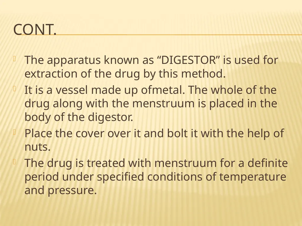 EXTRACTION Made By: Swarnakshi Upadhyay Assistant - slide 15 of 52