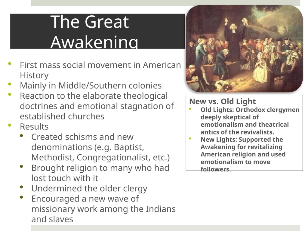 The Colonies Before War Characteristics of 18th - slide 10 of 20
