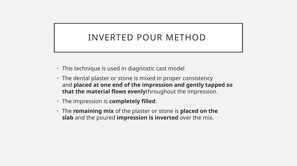 Pouring model techniques Dr. Shilan Hameed Fatah - slide 18 of 34