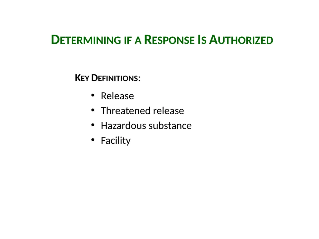 Introduction to CERCLA Session 1 Carlyn Winter - slide 12 of 25