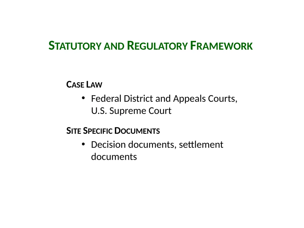 Introduction to CERCLA Session 1 Carlyn Winter - slide 7 of 25