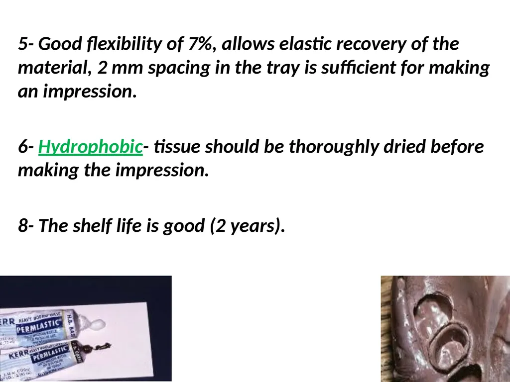 Elastomeric Impression Materials Dr. Manar Nazhat - slide 20 of 24