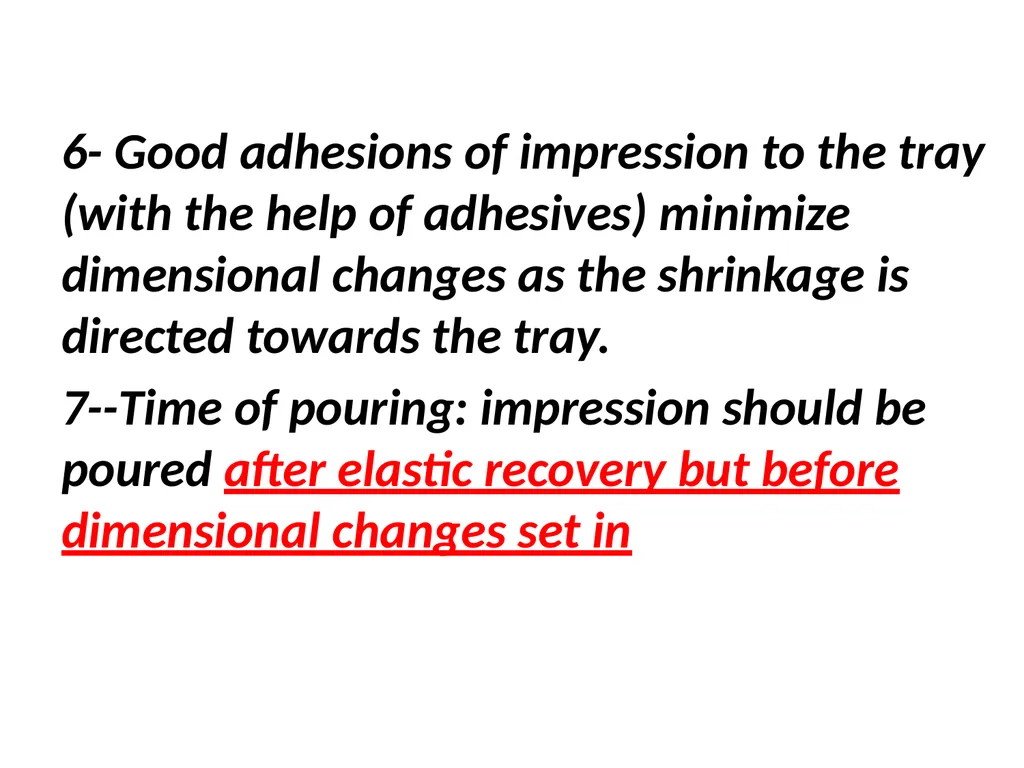 Elastomeric Impression Materials Dr. Manar Nazhat - slide 12 of 24