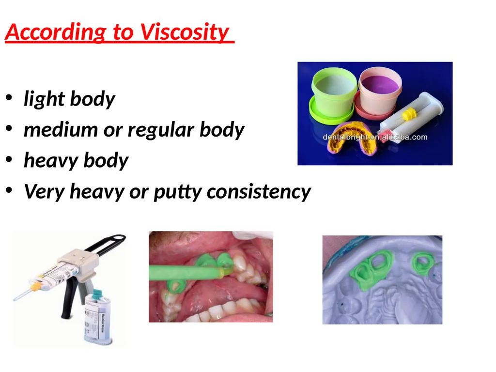 Elastomeric Impression Materials Dr. Manar Nazhat - slide 5 of 24
