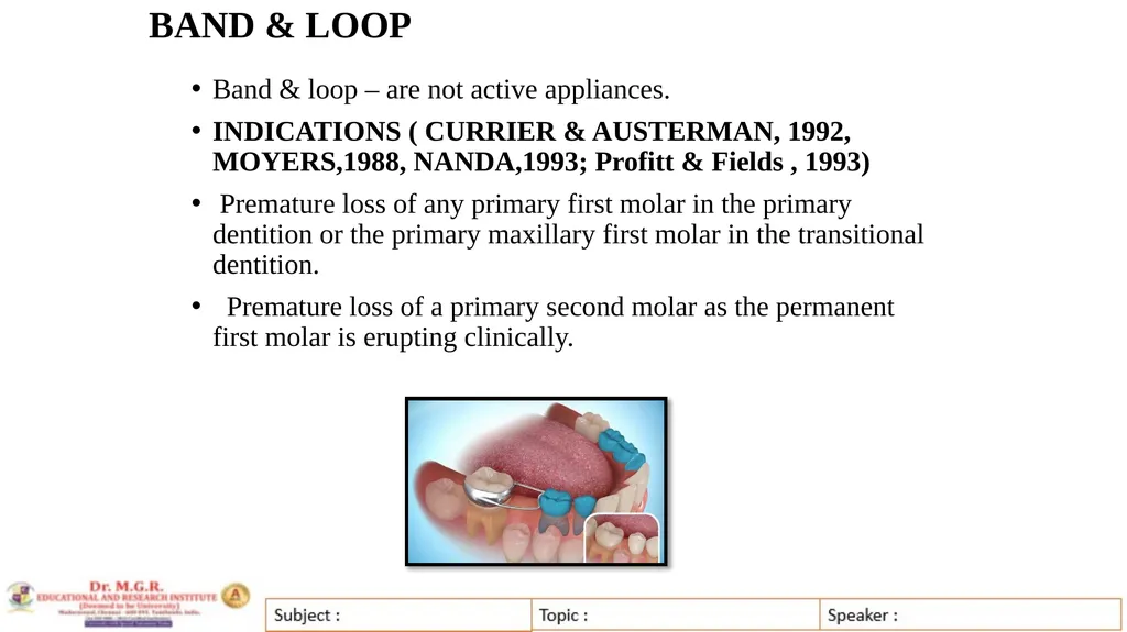 Topic : INTERCEPTIVE ORTHODONTICS-II Subject Code - slide 35 of 56