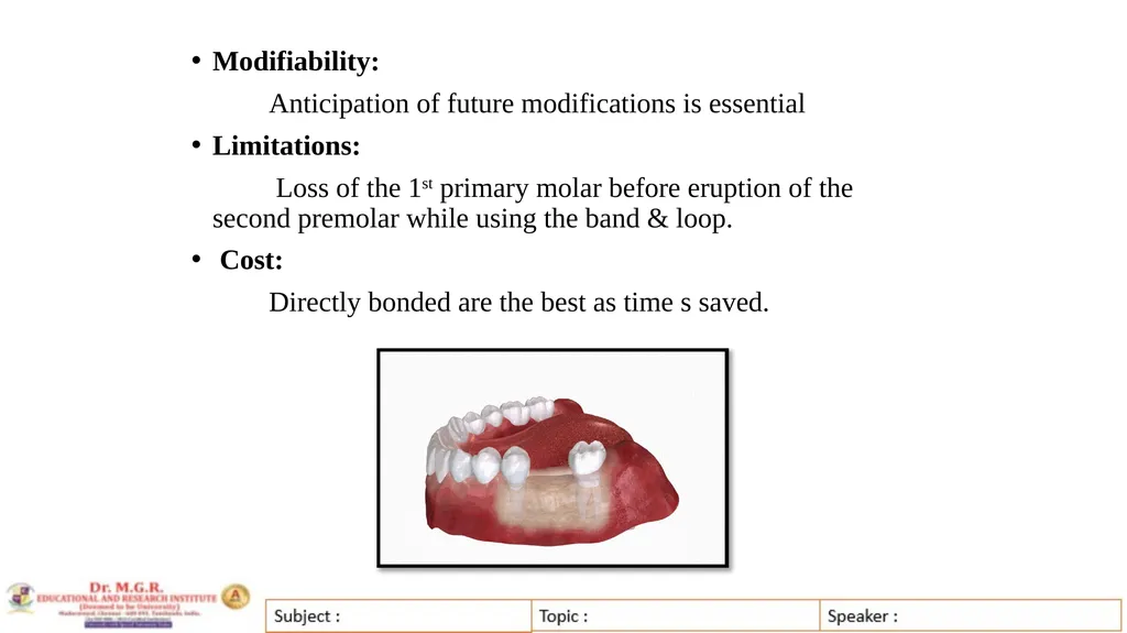 Topic : INTERCEPTIVE ORTHODONTICS-II Subject Code - slide 33 of 56