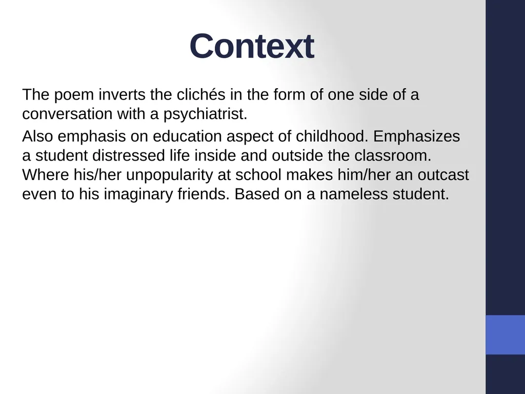 The Cliché Kid By Chloё, Freya and Lucy Complete - slide 12 of 12