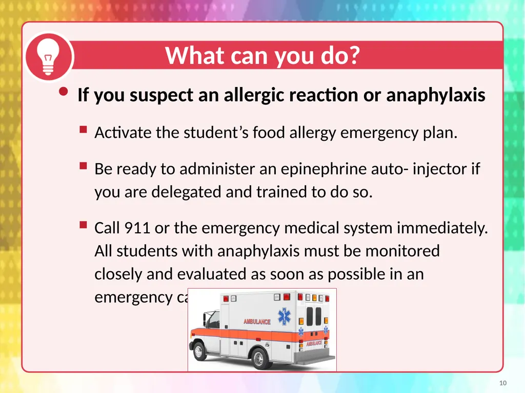 Voluntary Guidelines for Managing Food Allergies - slide 10 of 19
