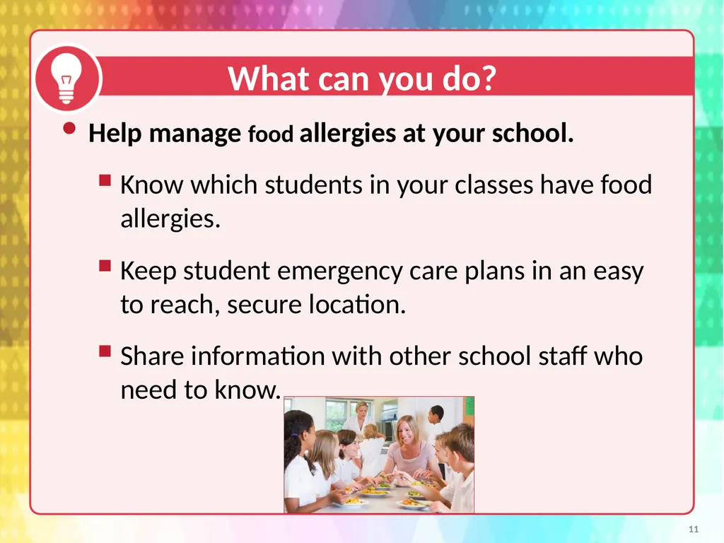 Voluntary Guidelines for Managing Food Allergies - slide 11 of 19