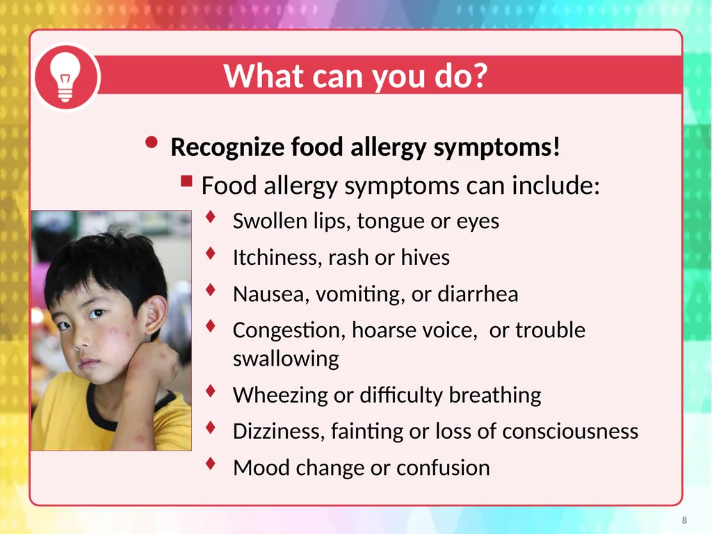 Voluntary Guidelines for Managing Food Allergies - slide 8 of 19