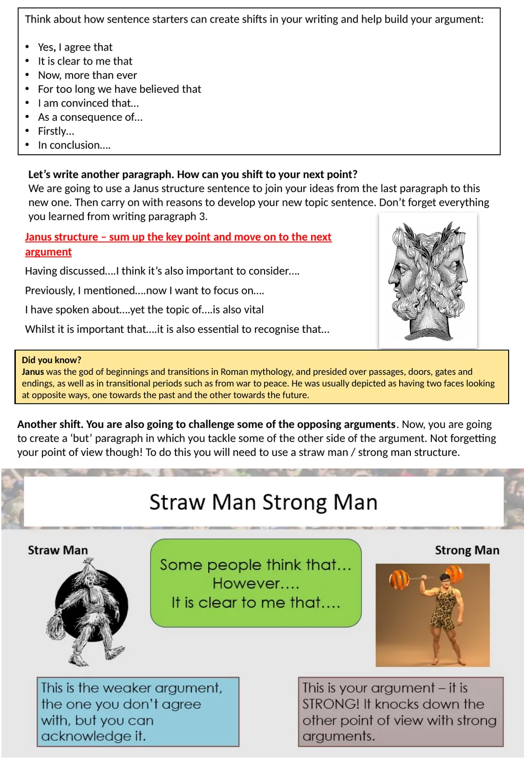 Teaching Structure – a one stop shop Structure and - slide 30 of 31