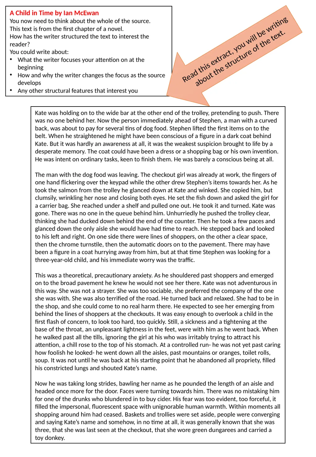 Teaching Structure – a one stop shop Structure and - slide 9 of 31