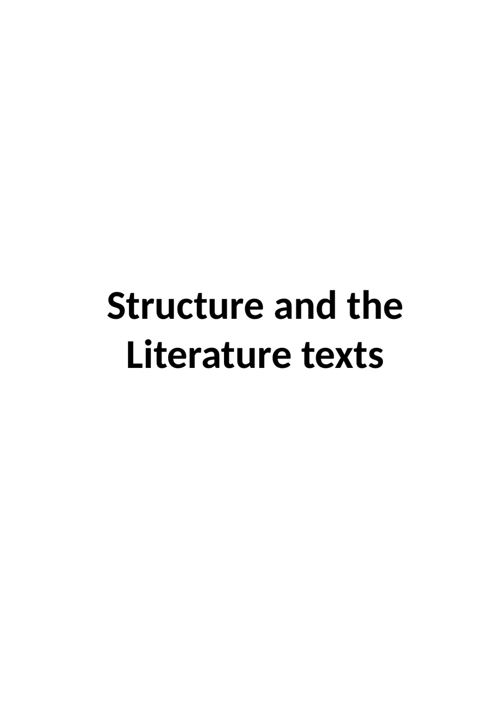 Teaching Structure – a one stop shop Structure and - slide 20 of 31