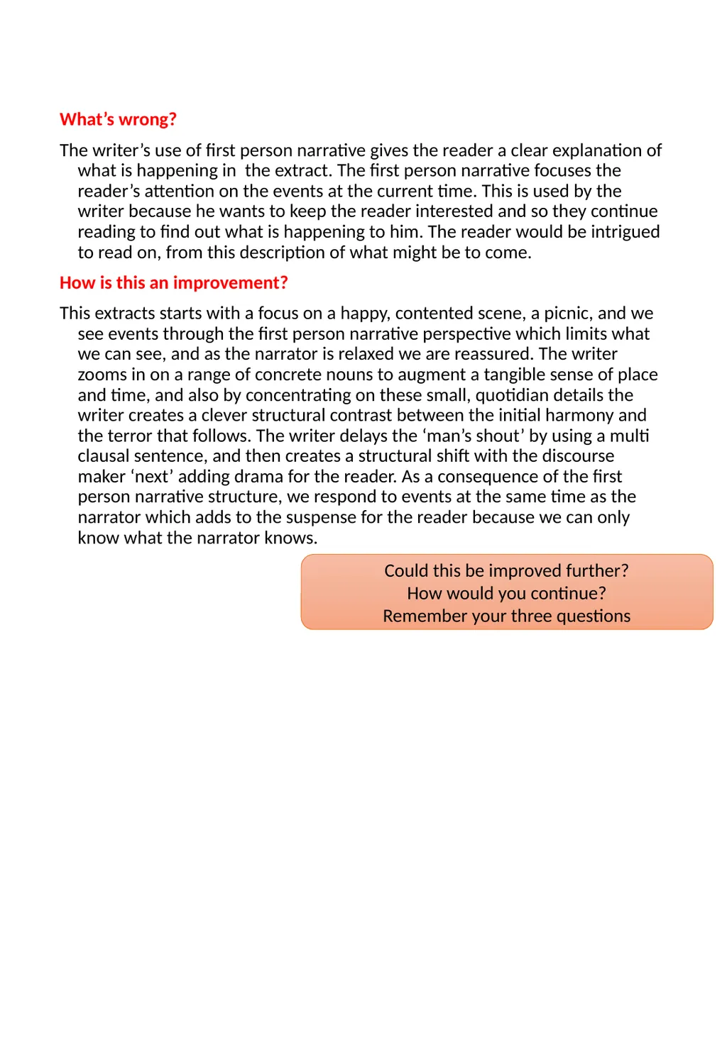 Teaching Structure – a one stop shop Structure and - slide 17 of 31