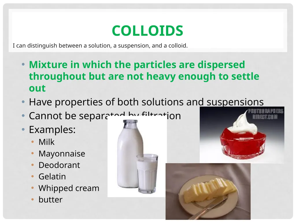 Elements, Compounds, and Mixtures Objectives - slide 21 of 21