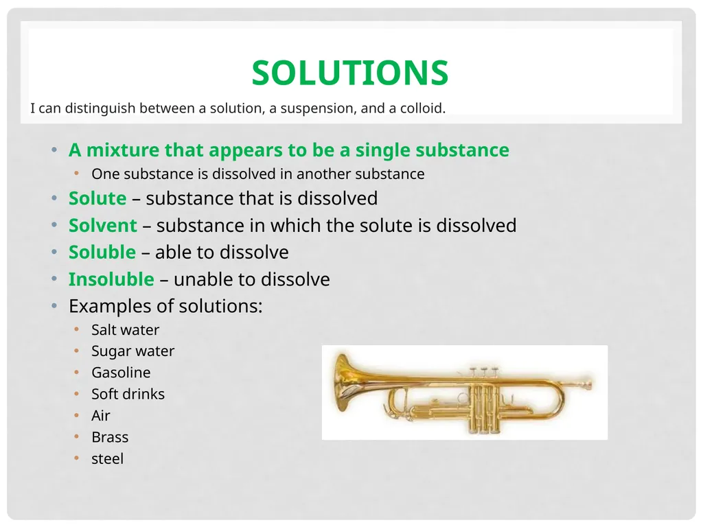Elements, Compounds, and Mixtures Objectives - slide 17 of 21