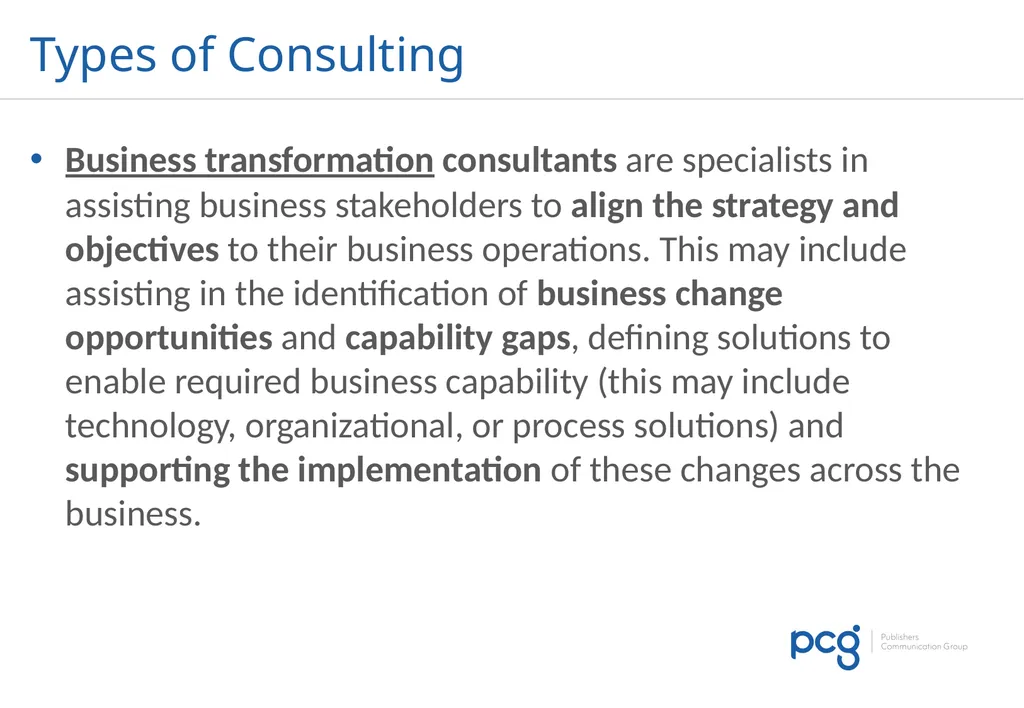 When you can’t do it yourself….. Consultants and - slide 7 of 17