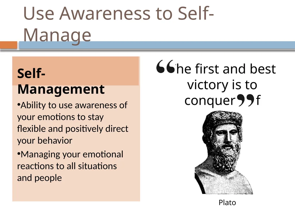Emotional Intelligence Emotional Intelligence (EI) - slide 13 of 26