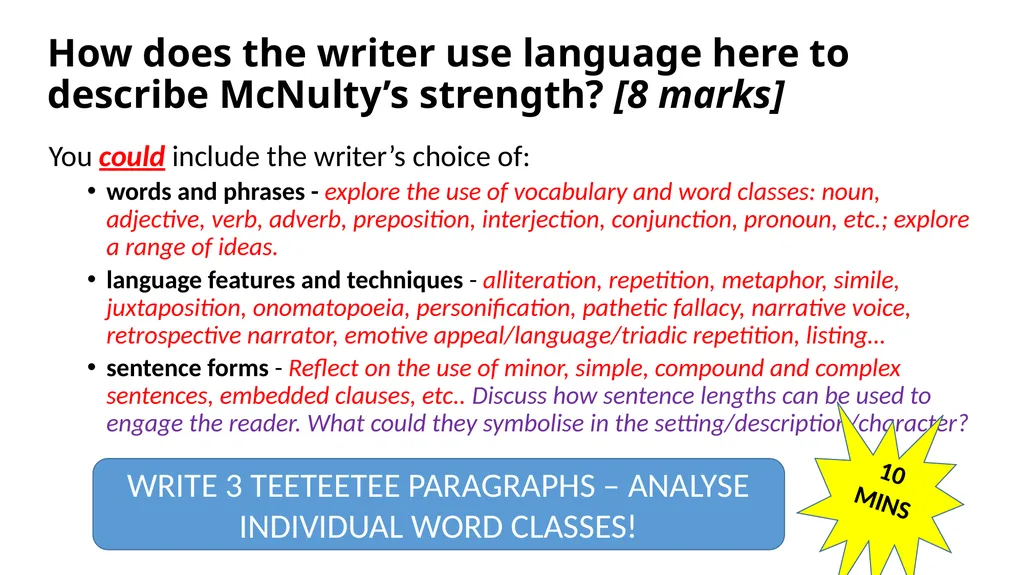 The Fire Eaters WALT: understand how to read and - slide 13 of 56