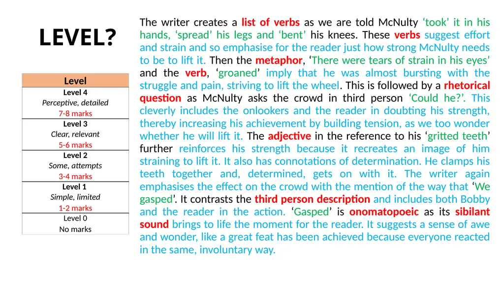 The Fire Eaters WALT: understand how to read and - slide 19 of 56
