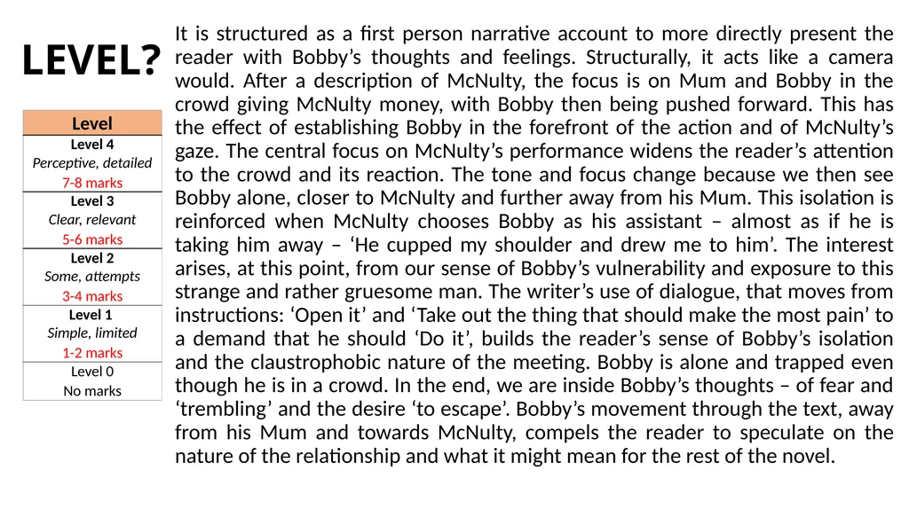 The Fire Eaters WALT: understand how to read and - slide 39 of 56