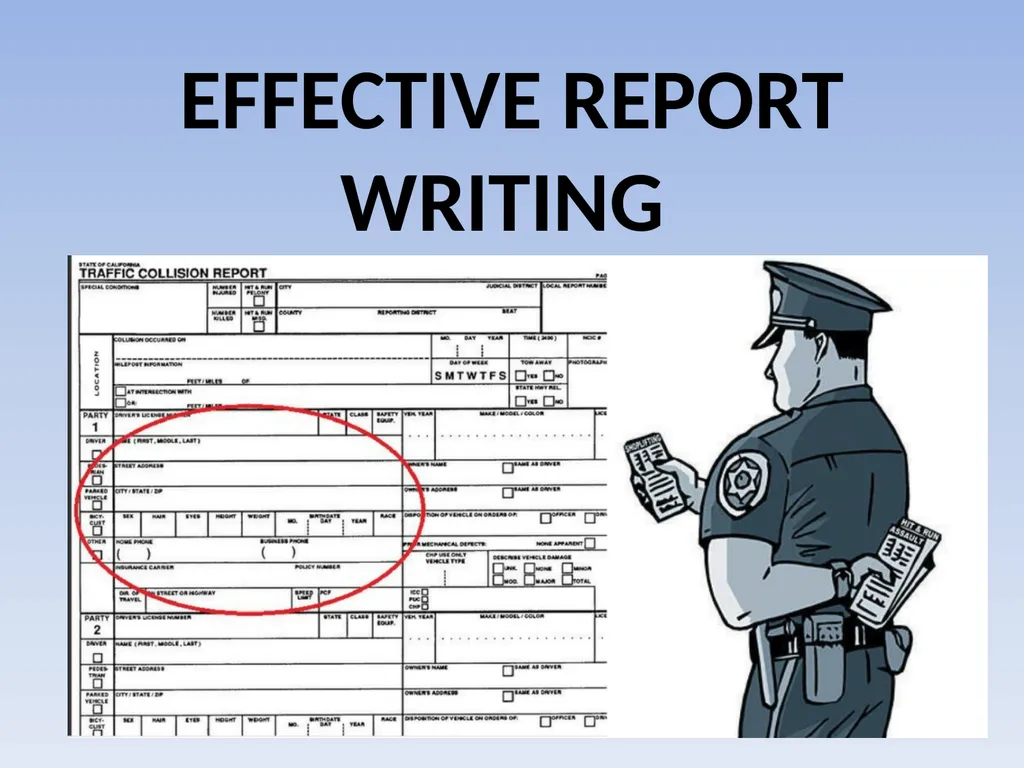EFFECTIVE REPORT WRITING Performance Objectives - slide 1 of 73