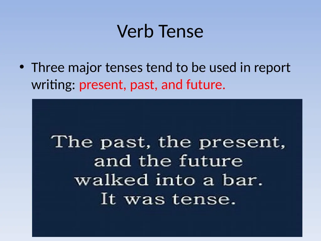 EFFECTIVE REPORT WRITING Performance Objectives - slide 33 of 73