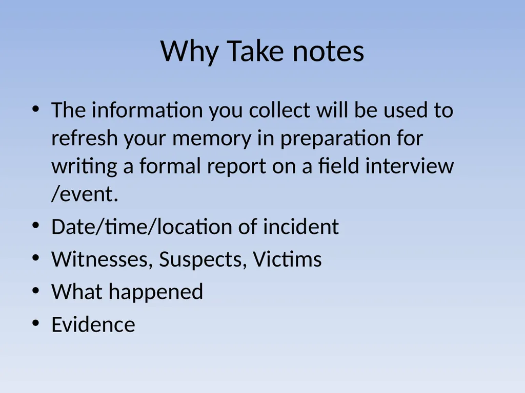 EFFECTIVE REPORT WRITING Performance Objectives - slide 9 of 73