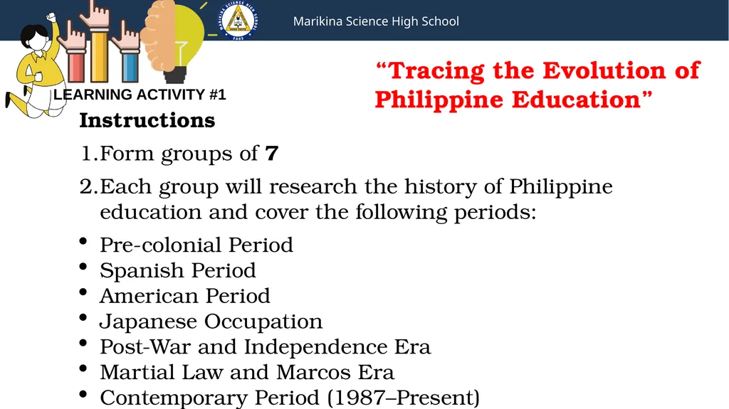 Department of Education Division of Marikina - slide 51 of 63