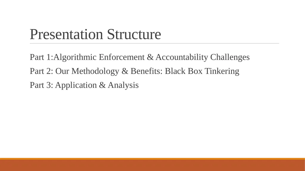 Black Box Tinkering: Beyond Disclosure in - slide 2 of 20