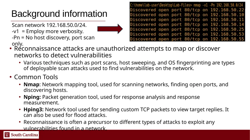 1 Protection against Reconnaissance and Scan - slide 5 of 11